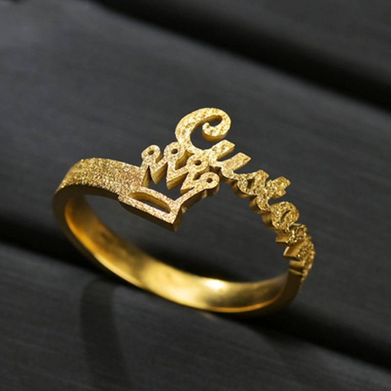 Classic Letter Ring – Simple, Stylish, and Meaningful