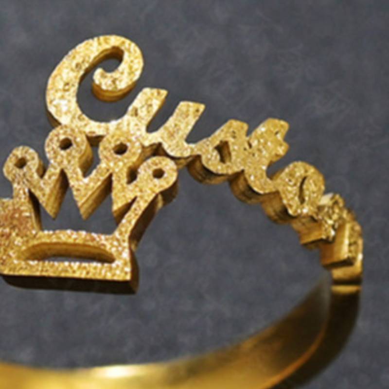Classic Letter Ring – Simple, Stylish, and Meaningful