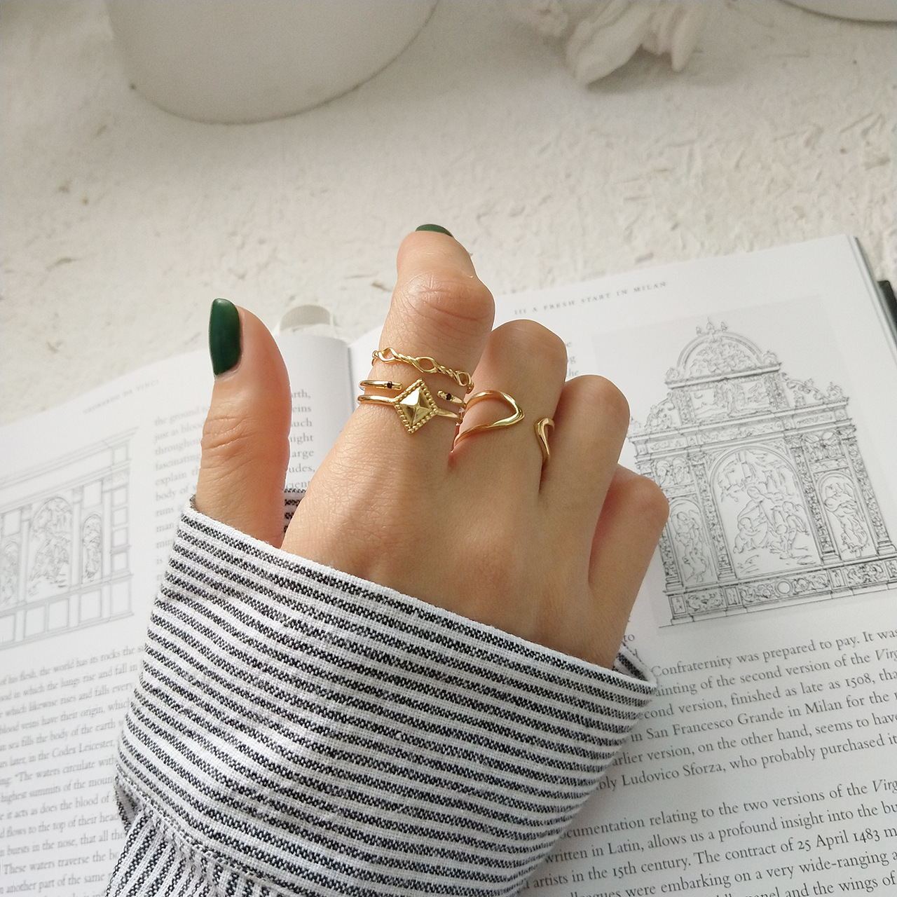 3-Piece Sterling Silver Rings – Chic, Simple, and Stunning
