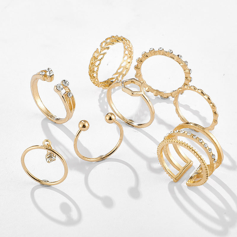 Diamond Ring Set of 8 – Mix, Match, Sparkle