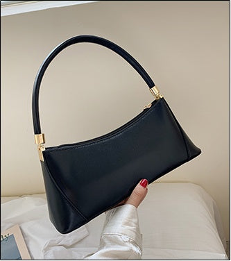 Classy Pure-Tone Shoulder Bag – Timeless Everyday Look