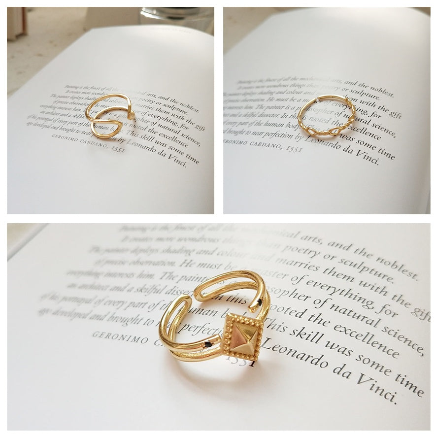 3-Piece Sterling Silver Rings – Chic, Simple, and Stunning