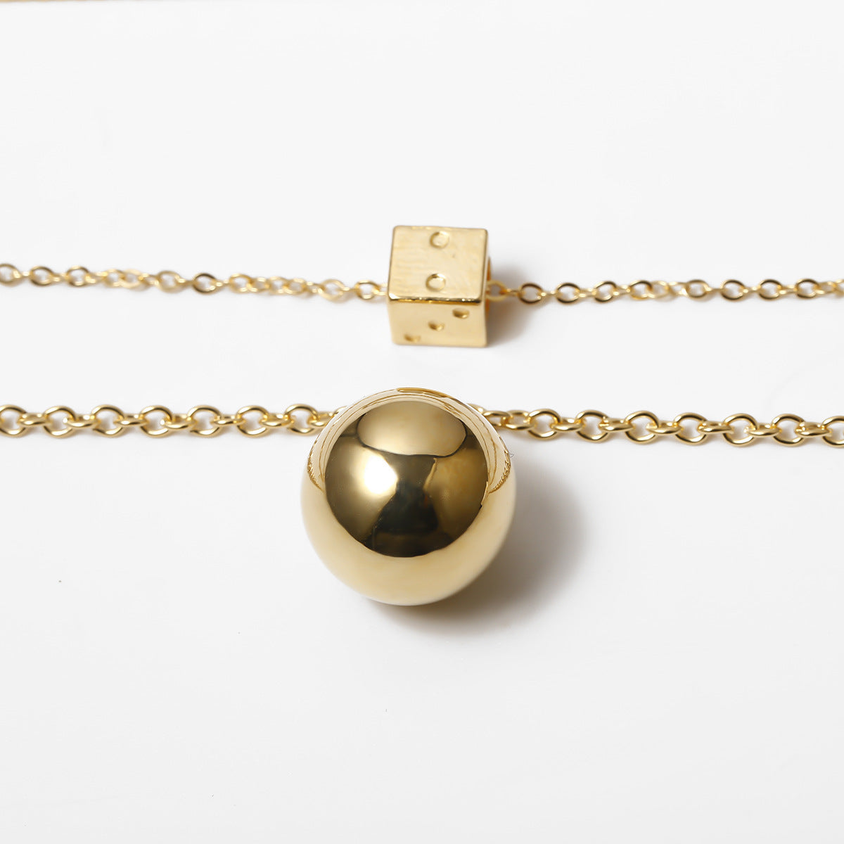Women’s Personalized Ball Pendant Set – Elegant Everyday Jewelry