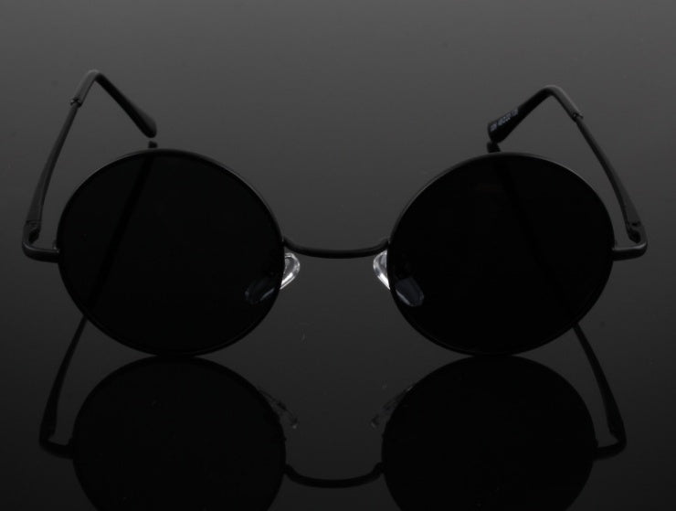 Stylish Round Mirror Polarized Shades – UV Protection