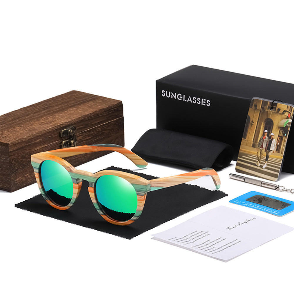 Eco-Friendly Polarized Sunglasses – Sustainable Bamboo Design