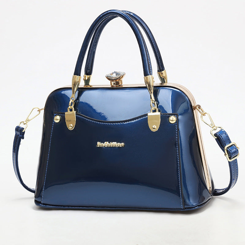 Premium Gloss Leather Tote – Effortless Elegance