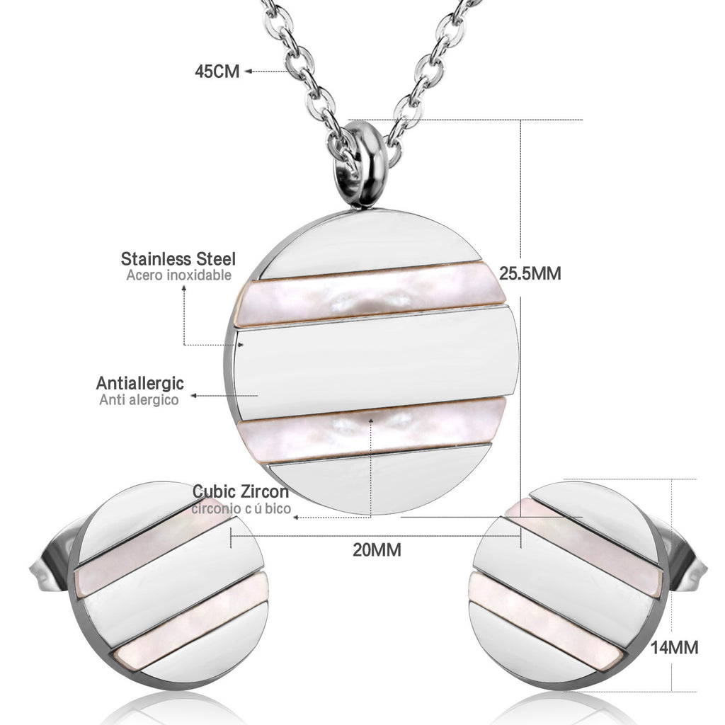 Shine That Lasts – Hypoallergenic Necklace & Earring Set