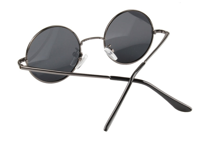 Stylish Round Mirror Polarized Shades – UV Protection
