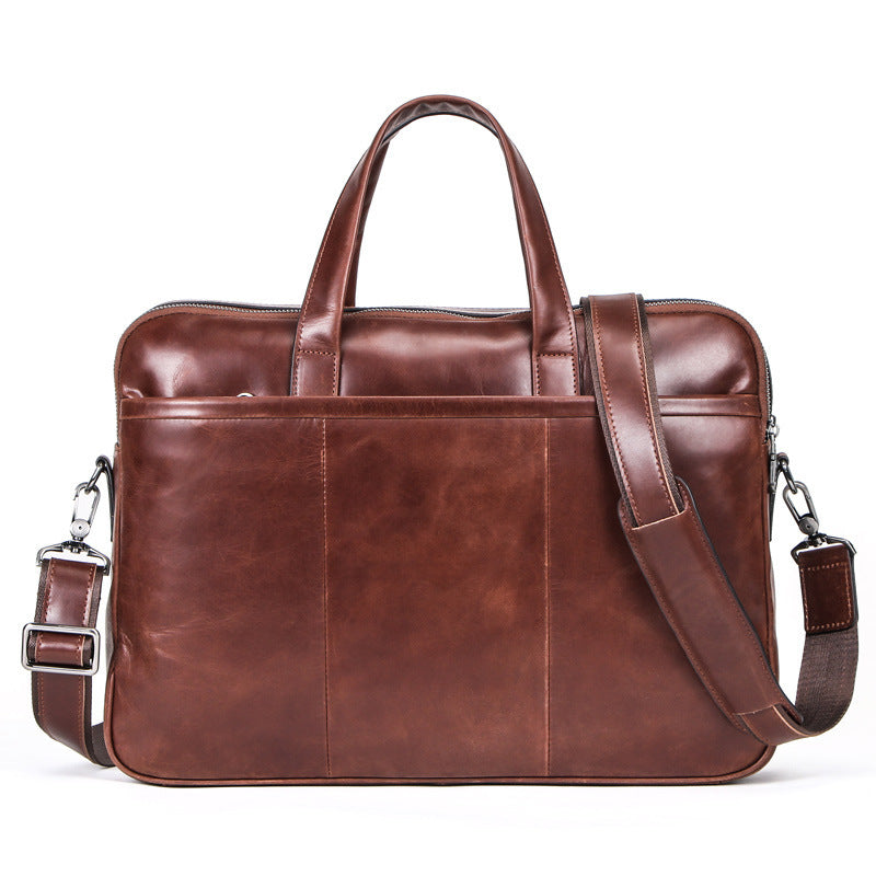 Men’s Vintage Leather Bag – Classic Office and Travel Essential