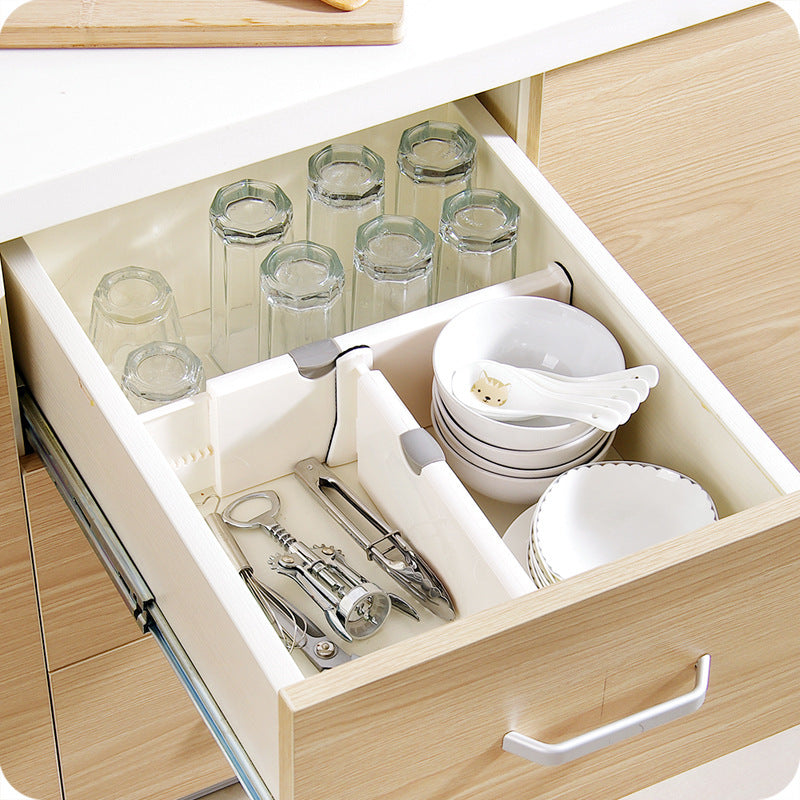 Multi-Purpose Adjustable Drawer Divider for Home Storage