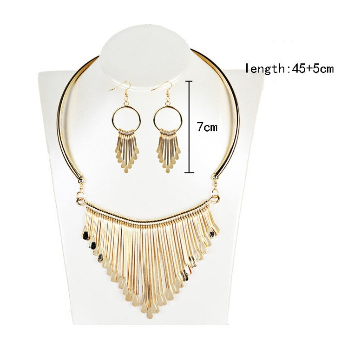 Layered Tassel Necklace Set – Timeless Bohemian Look