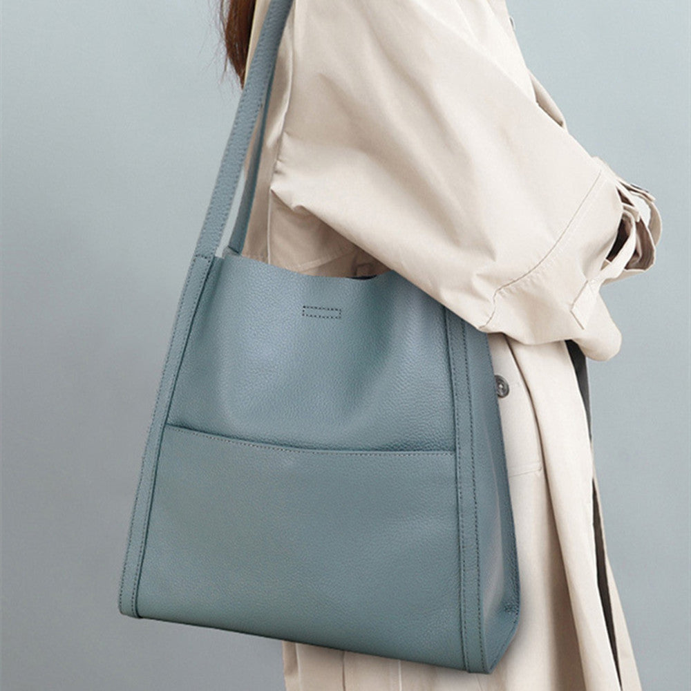 Modern Women’s Leather Tote – From Workday to Weekend Ease