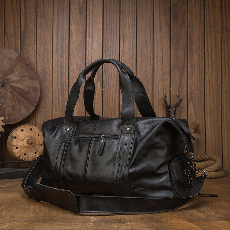 Men’s Premium Leather Briefcase – Work, Travel, and Weekend Ready