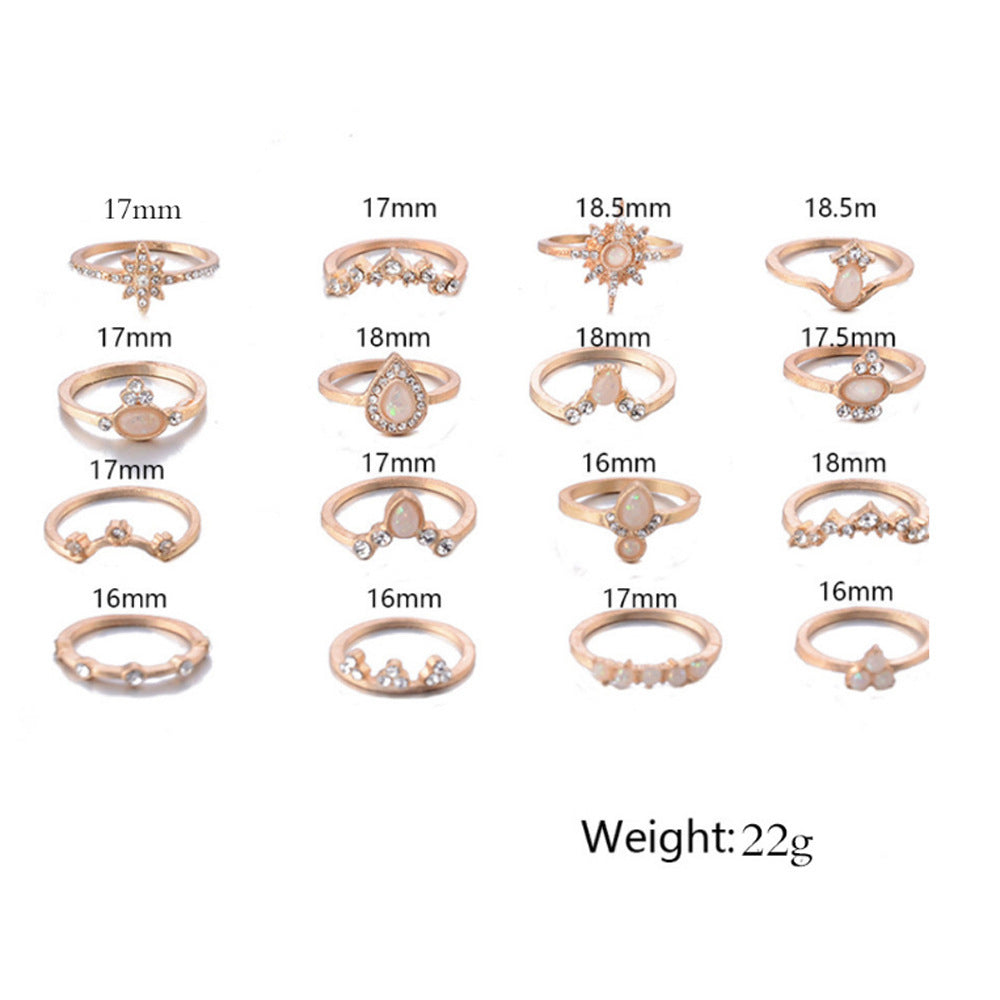 Water Drop Retro Rings – 16 Styles, Endless Combinations