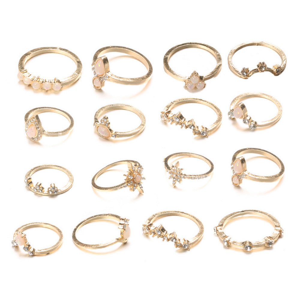 Water Drop Retro Rings – 16 Styles, Endless Combinations