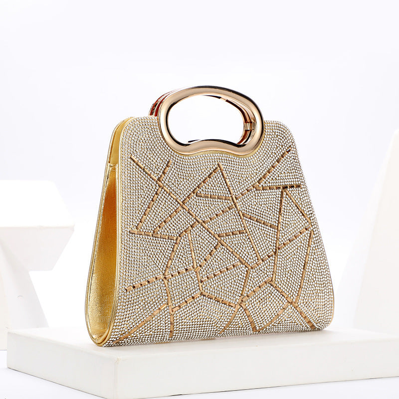 Stylish Glitter Stripe Shoulder Bag for Modern Women