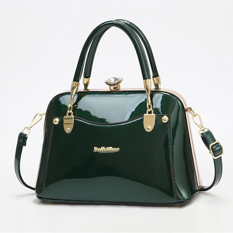Premium Gloss Leather Tote – Effortless Elegance