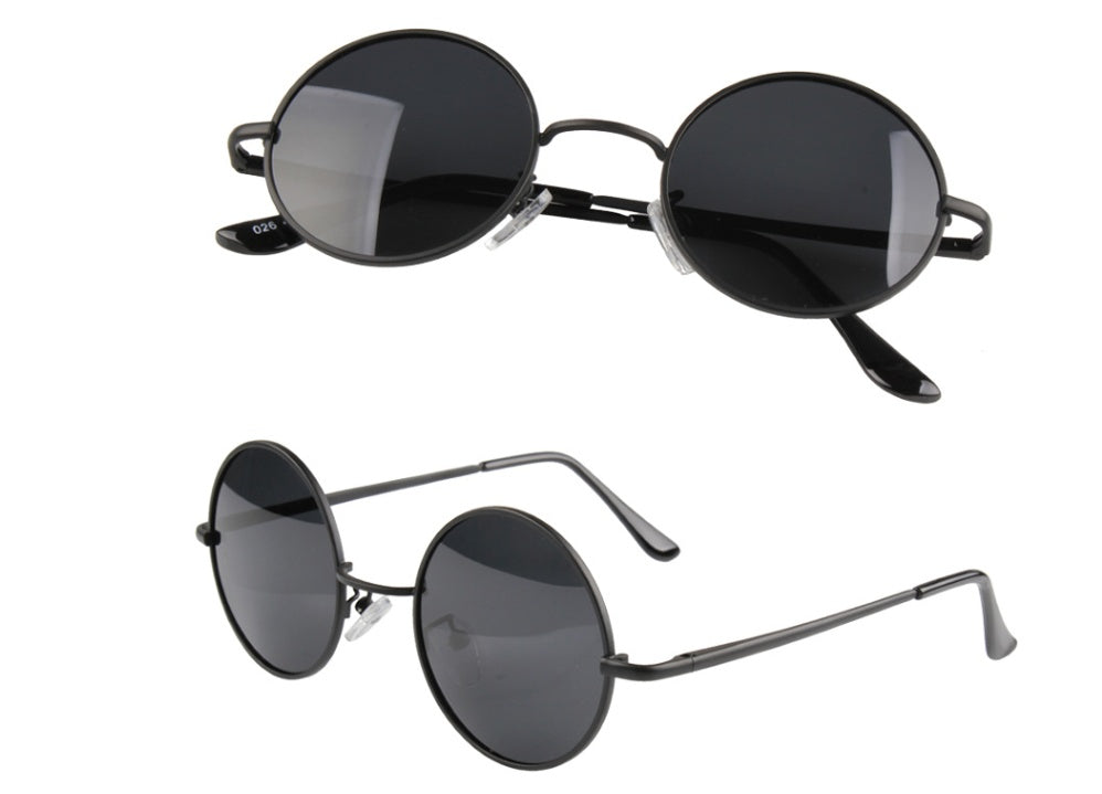 Stylish Round Mirror Polarized Shades – UV Protection