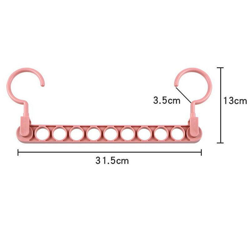 Efficient Hanger Holder for Dorm Wardrobe Storage