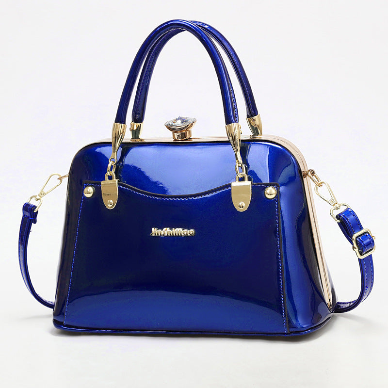Premium Gloss Leather Tote – Effortless Elegance