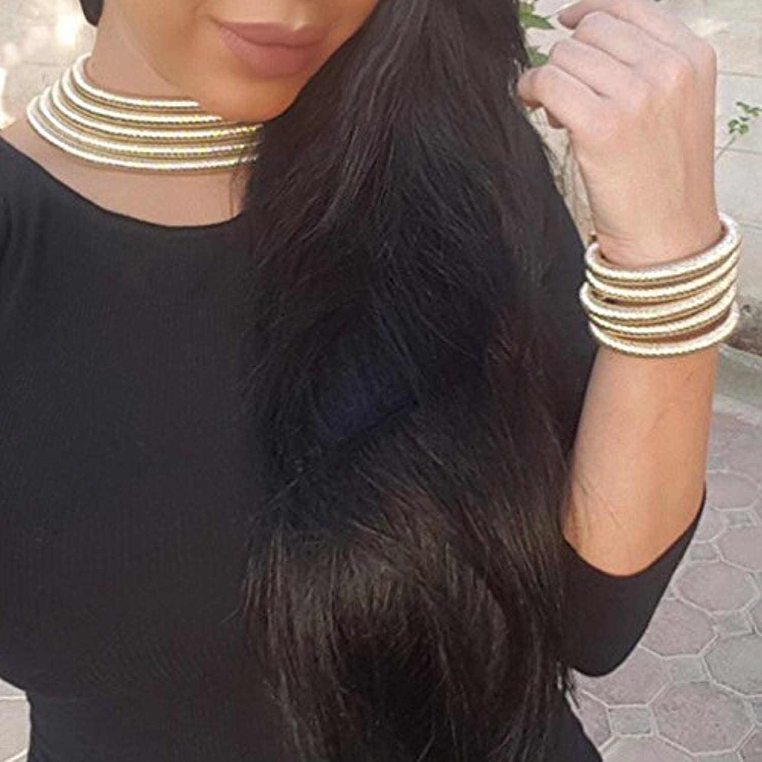 Layered Elegance – Three-Piece Necklace Set for Effortless Style