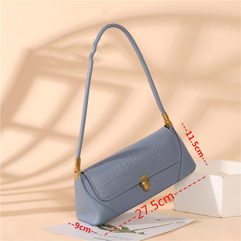 Minimalist Leather Shoulder Handbag for Modern Women