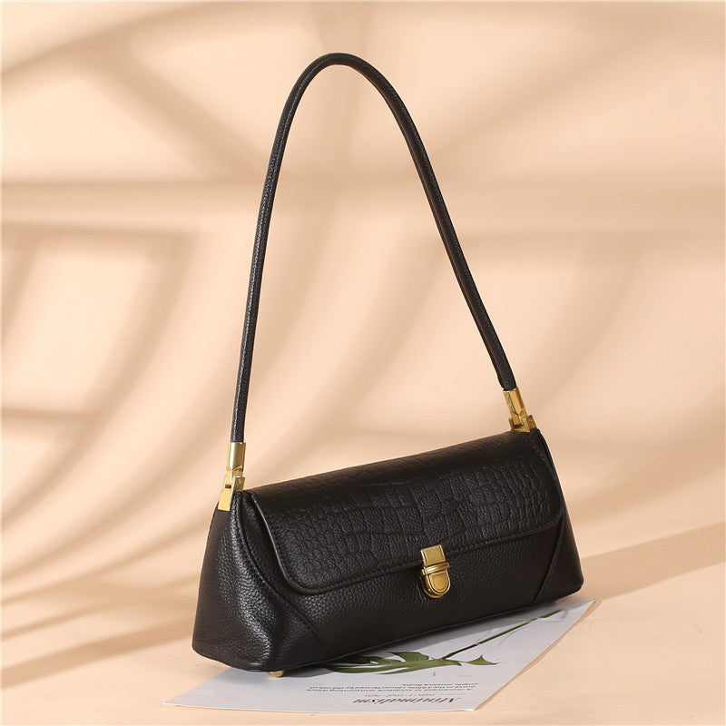 Minimalist Leather Shoulder Handbag for Modern Women