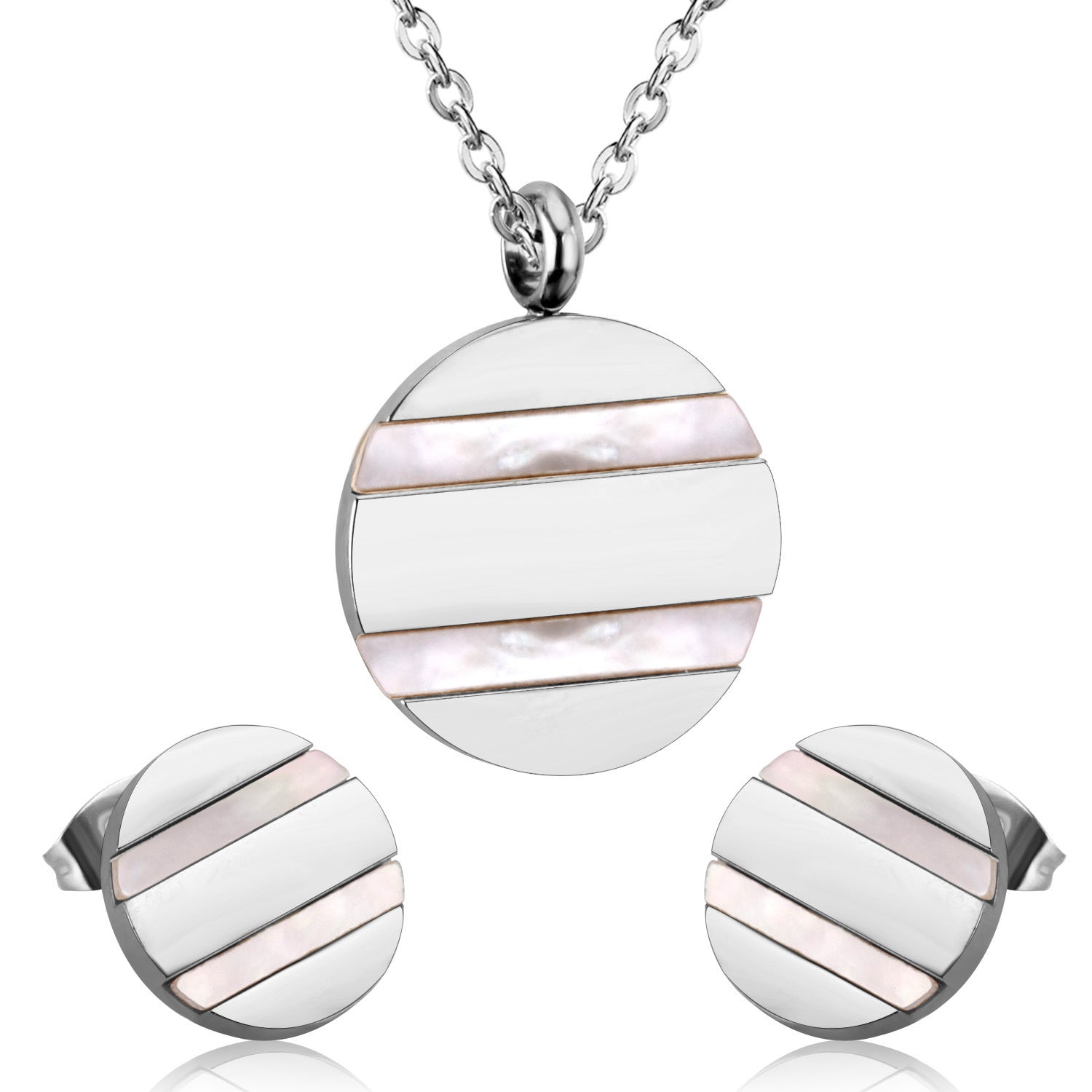 Shine That Lasts – Hypoallergenic Necklace & Earring Set