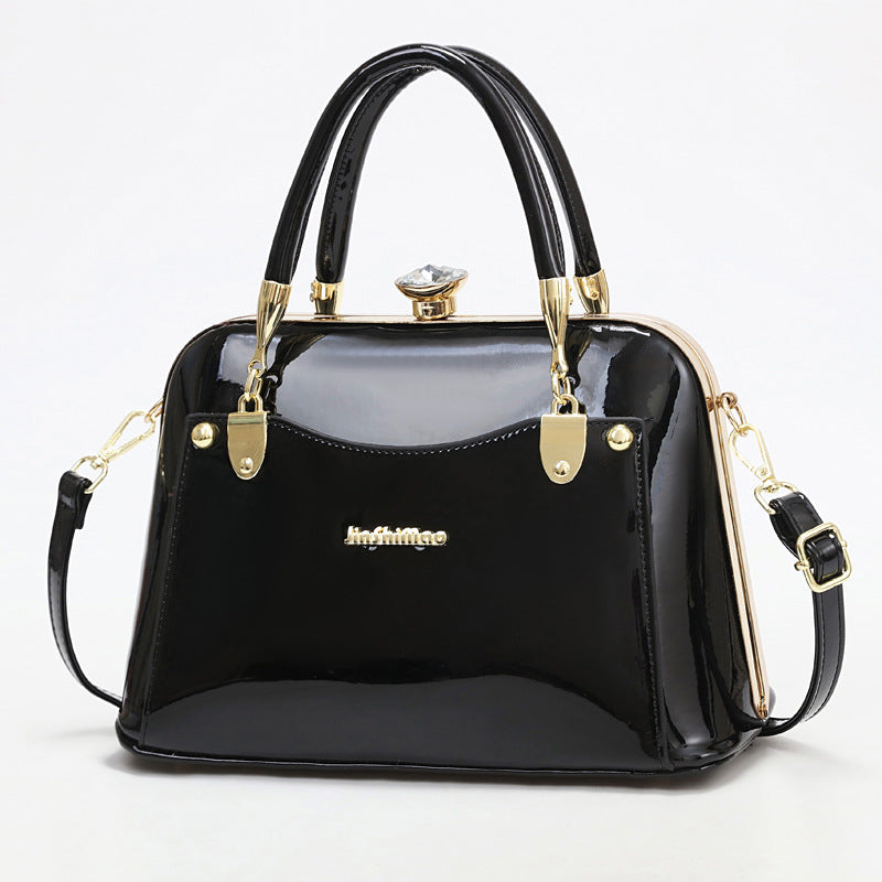 Premium Gloss Leather Tote – Effortless Elegance