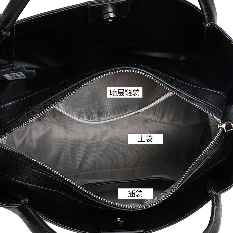 Women’s Soft Leather Tote – Lightweight with Timeless Sophistication