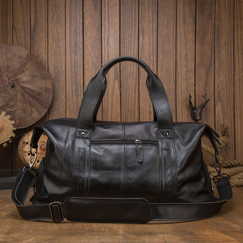 Men’s Premium Leather Briefcase – Work, Travel, and Weekend Ready