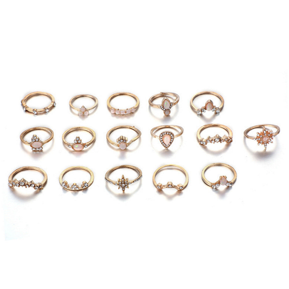 Water Drop Retro Rings – 16 Styles, Endless Combinations