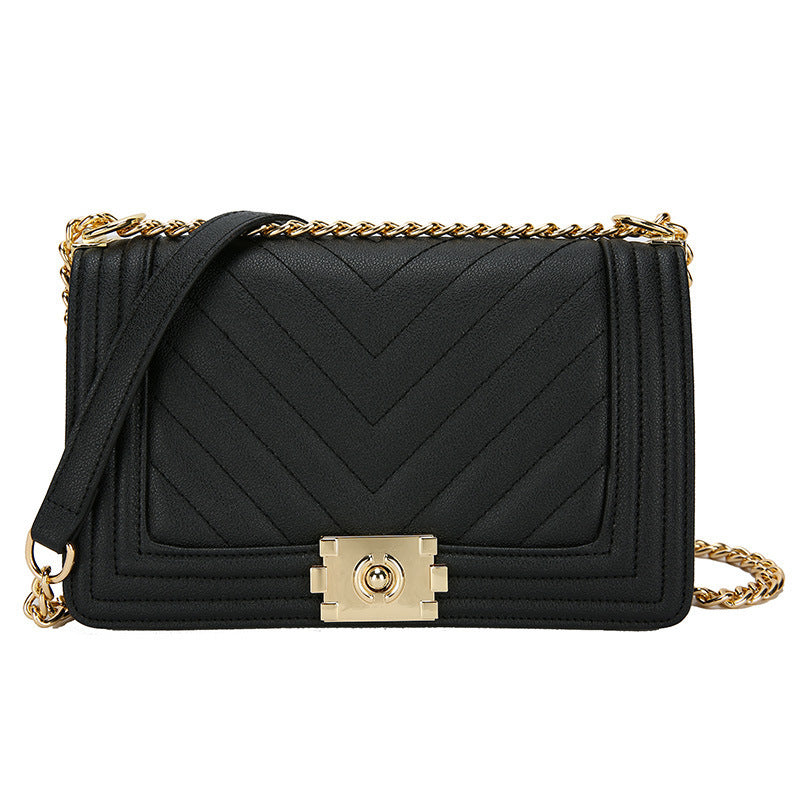 Diamond Chain Shoulder Messenger Bag – Trendy Underarm Purse for Her