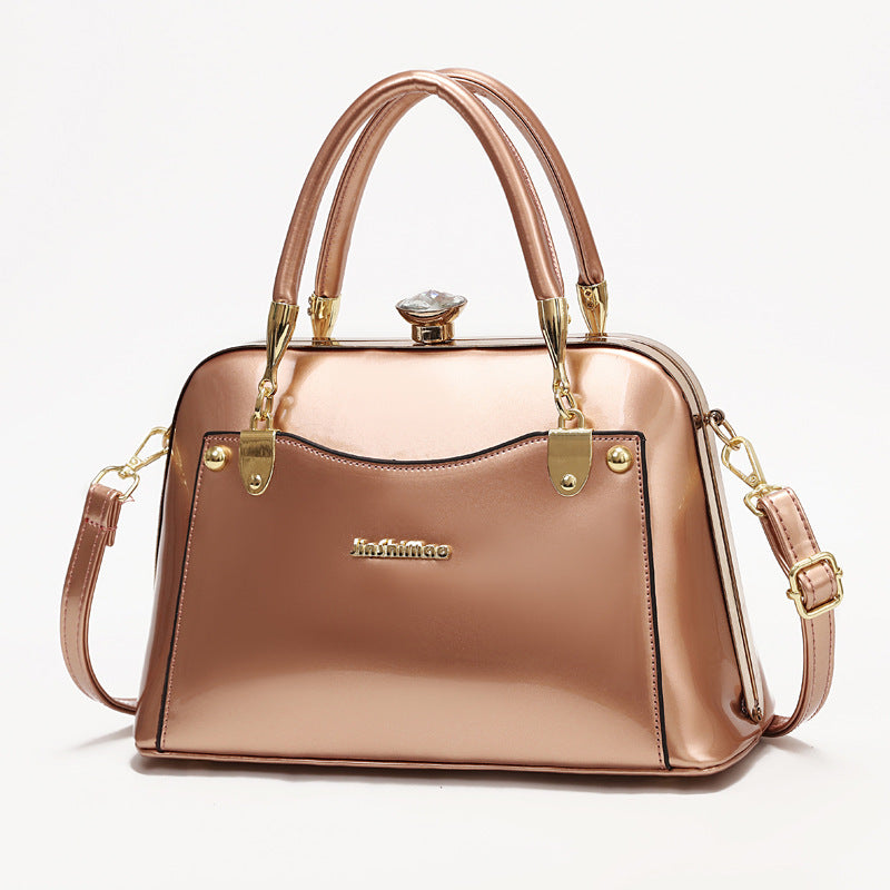 Premium Gloss Leather Tote – Effortless Elegance