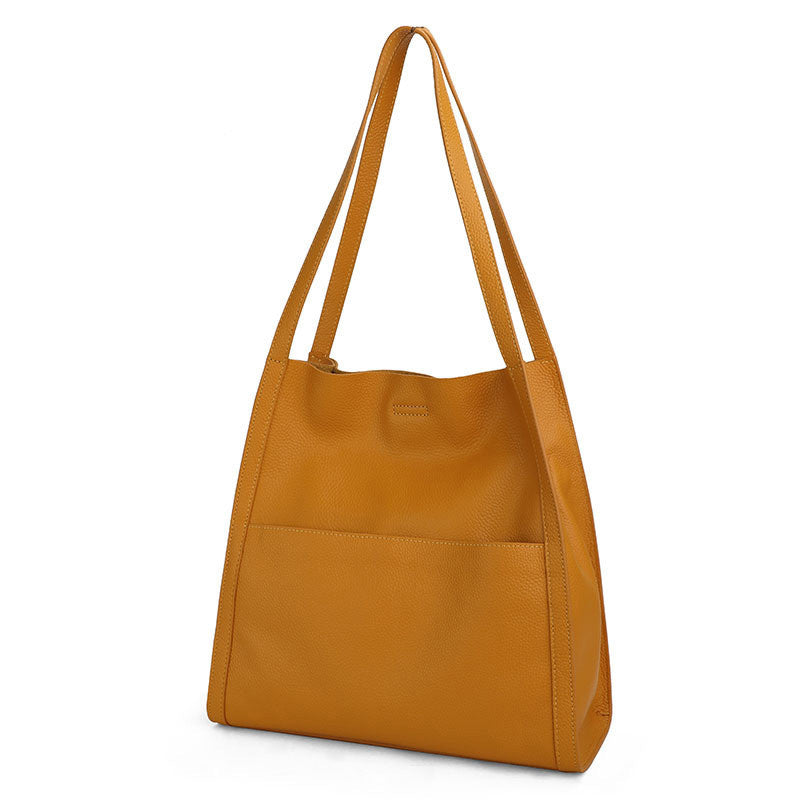 Modern Women’s Leather Tote – From Workday to Weekend Ease
