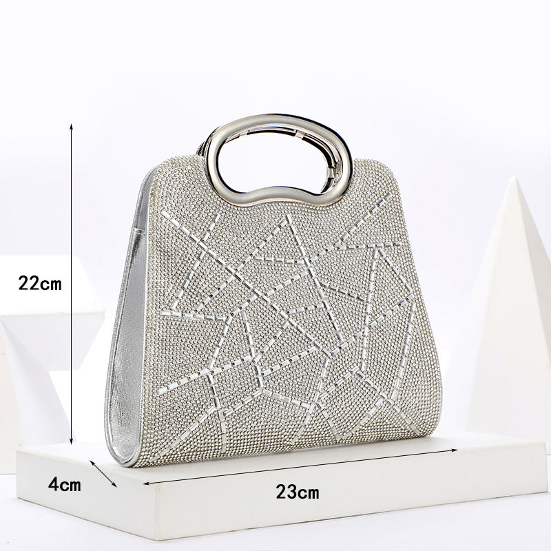 Stylish Glitter Stripe Shoulder Bag for Modern Women