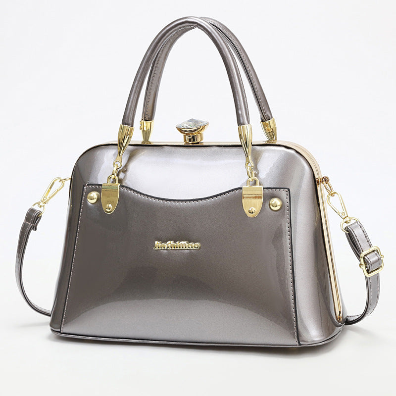 Premium Gloss Leather Tote – Effortless Elegance