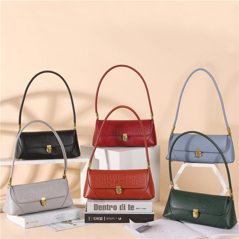 Minimalist Leather Shoulder Handbag for Modern Women