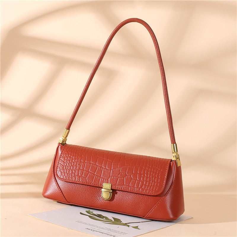 Minimalist Leather Shoulder Handbag for Modern Women