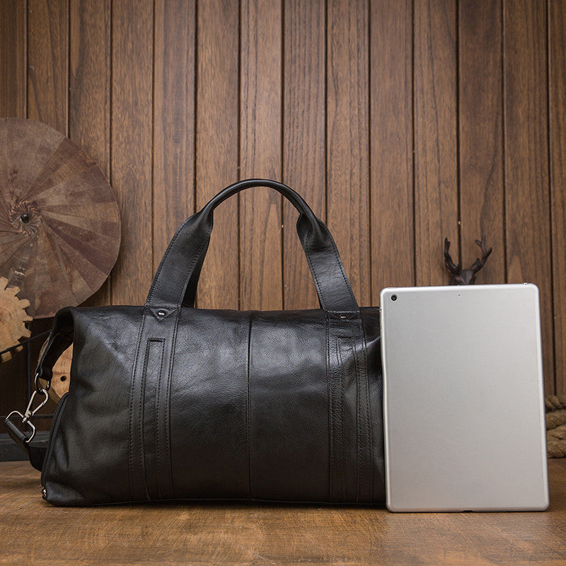 Men’s Premium Leather Briefcase – Work, Travel, and Weekend Ready
