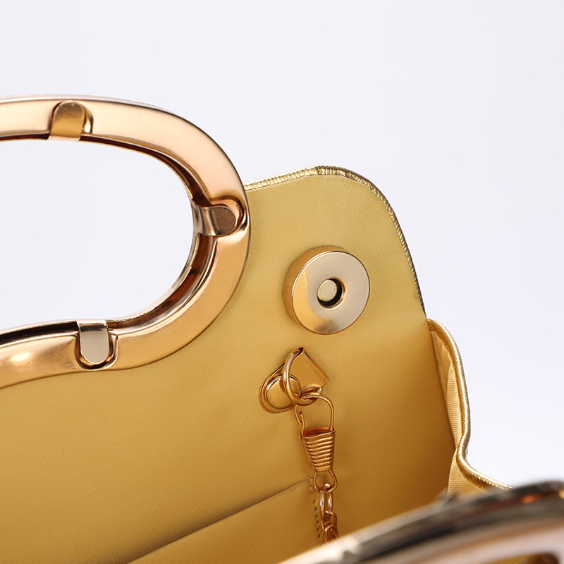 Stylish Glitter Stripe Shoulder Bag for Modern Women