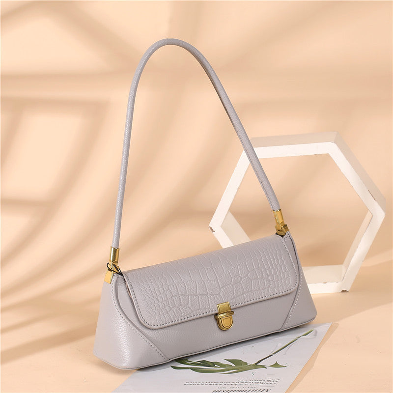 Minimalist Leather Shoulder Handbag for Modern Women
