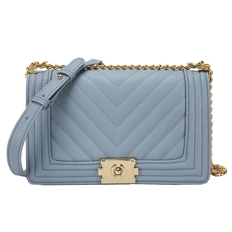 Diamond Chain Shoulder Messenger Bag – Trendy Underarm Purse for Her